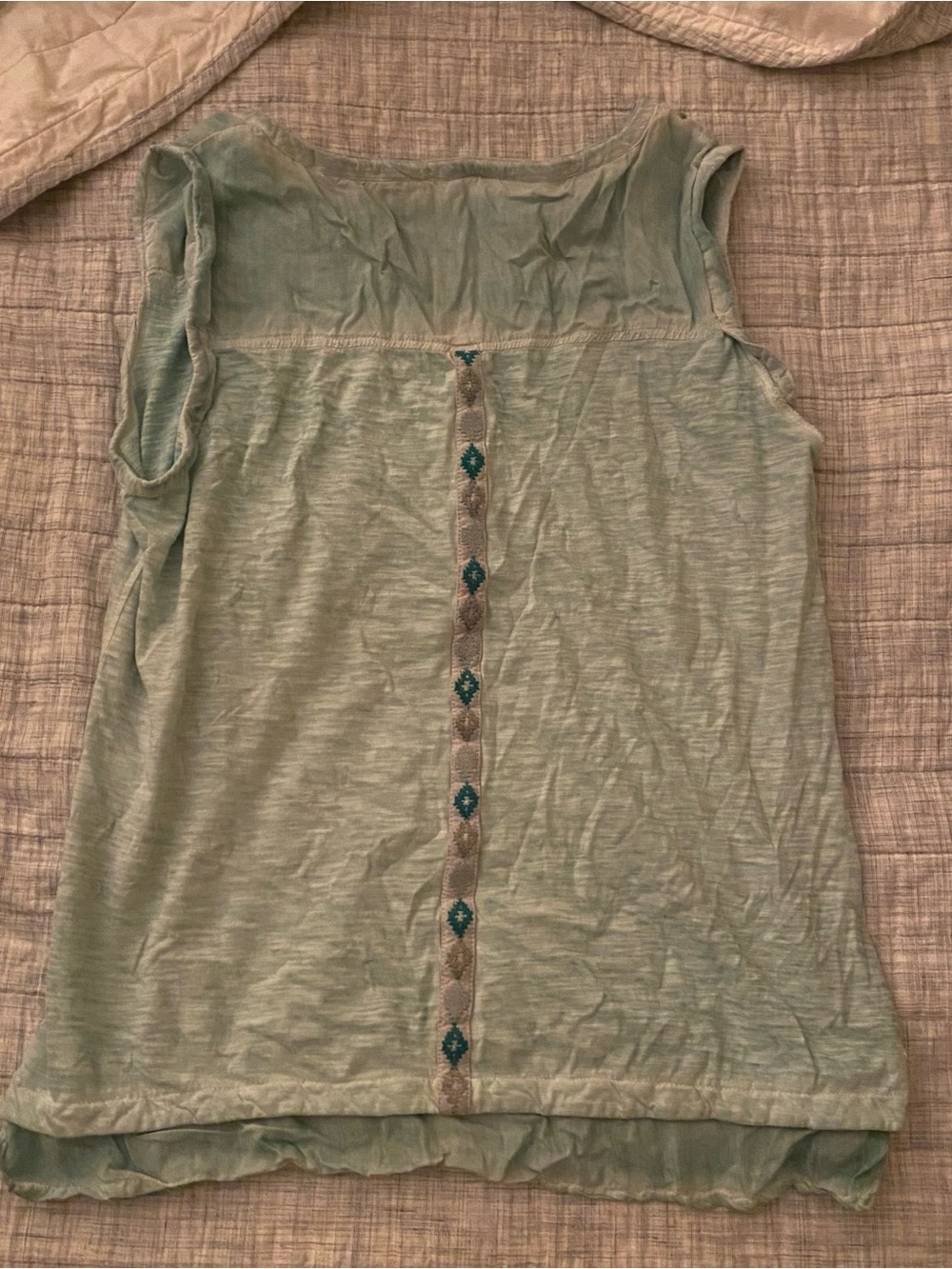 Turquoise Tank Top - Picture 3 of 3
